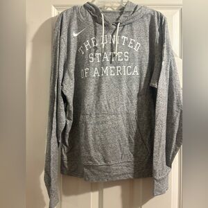Nike Heather Gray women’s Hoodie USA Olympic training center